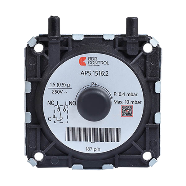 Worimex Spareparts Air Pressure Switch BDR Control 0.9bar, 187 pin