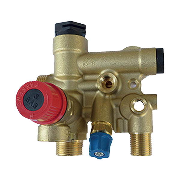 Worimex Spareparts 3 Way Valve Body Pakkens Airfel Hot Water Block
