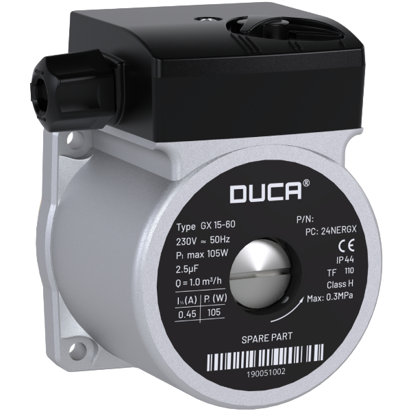 Worimex Spareparts Pump Duca GX 15-50 Universal Grundfos Model 75W