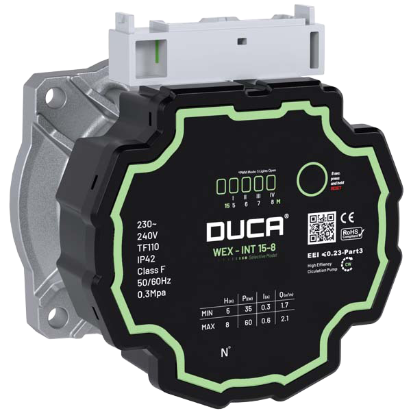 Worimex Spareparts Pump Duca WEX 15-8 INT Connection Sime 6281624, 6272360, 6500720