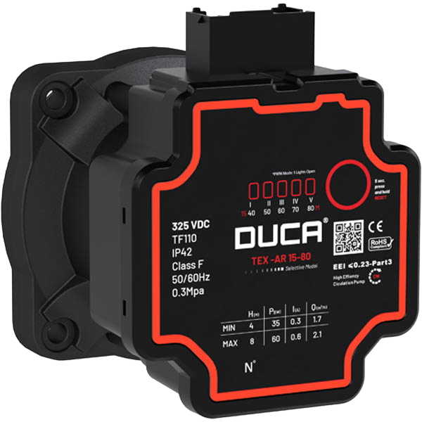 Worimex Spareparts Pump Duca TEX-AR Taco Ariston 230V