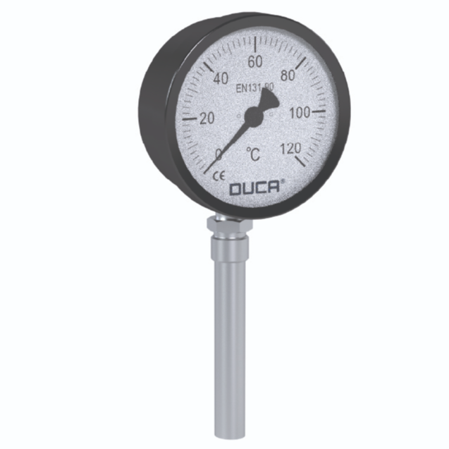 Worimex Spareparts Bimetal Termometer Duca dia 100 G1/2 Bottom Connection 10cm 0-120C
