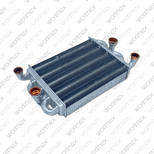 Worimex Spareparts Main Heat Exchanger Valmex220mm Demirdöküm Nepto Crossed