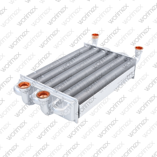 Worimex Spareparts Main Heat Exchanger 220mm Ariston Egis 65106300, Immergas 1.024398