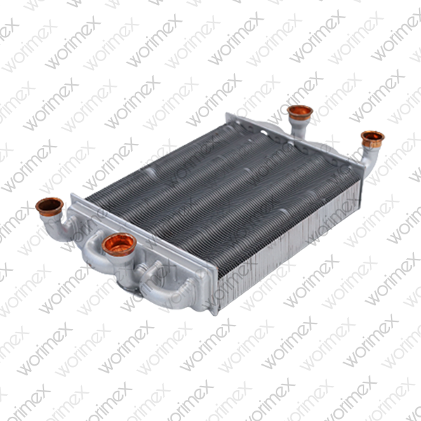 Worimex Spareparts Main Heat Exchanger 225mm Ferroli Domicondense 39841310, 39837660