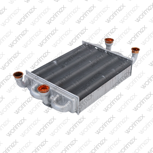 Worimex Spareparts Main Heat Exchanger 220mm Demirdöküm Nepto 3003202564 Crossed