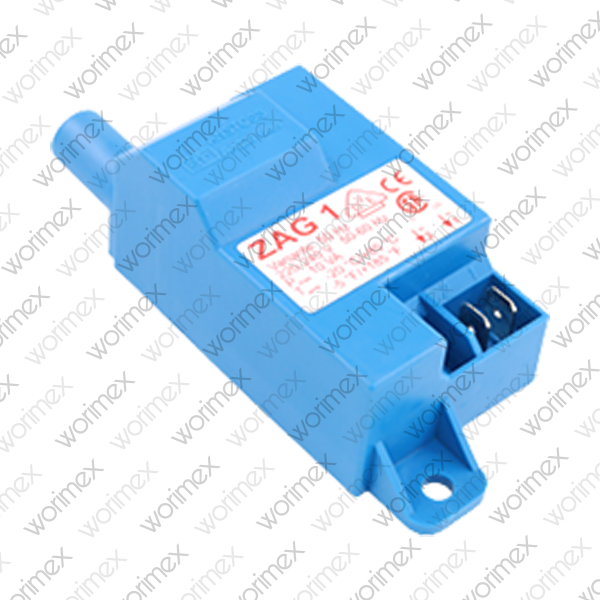 Worimex Spareparts Ignition Transformer Anstoss ZAG1 VAR.50HZ Blue Saunier Duval, Vaillant 279550299, S58716, 176982