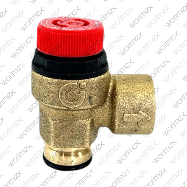 Worimex Spareparts Safety Valve Caleffi A312 Baxi 248056, Baymak 6306101022, Warmhaus WH9000605034