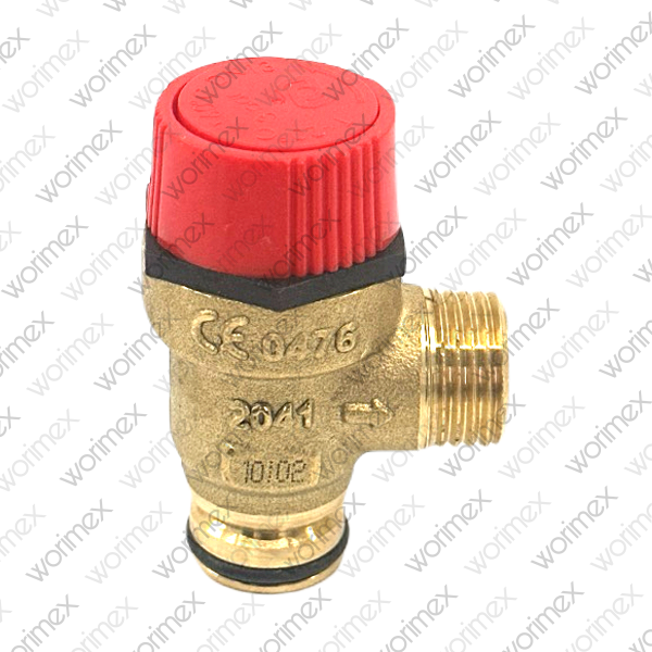 Worimex Spareparts Safety Valve Novasfer Threaded V Channel Baxi 7683976, 710012100, 87161424040-1