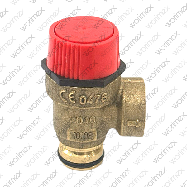 Worimex Spareparts Safety Valve Novasfer Internal Threaded V Channel Baymak, Baxi 710109400, R2907