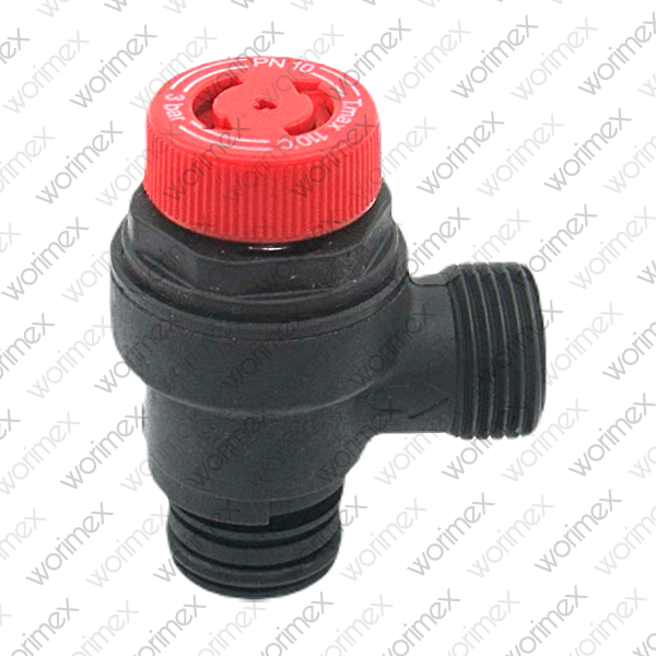 Worimex Spareparts Safety Valve Platic Geared Caleffi Type Bosch Protherm