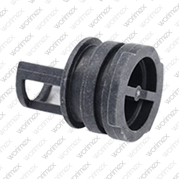 Worimex Spareparts 3 Way Valve Body Stopper Black Plastic Ariston