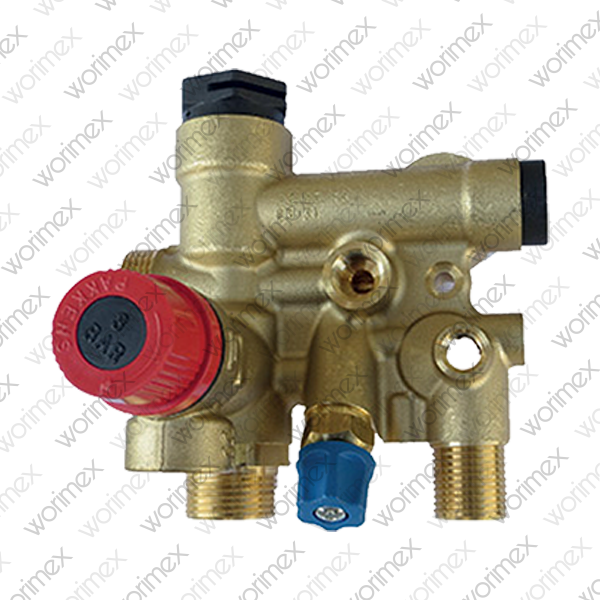 Worimex Spareparts 3 Way Valve Body Pakkens Airfel Hot Water Block