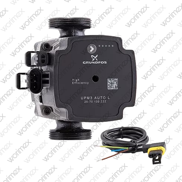 Worimex Spareparts Pump Grundfos 25-70 UPM3 Cast Iron