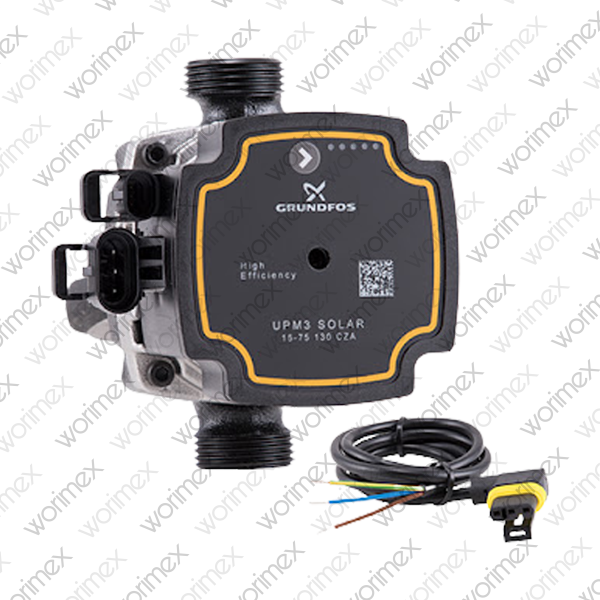 Worimex Spareparts Pump Grundfos 15-75 UPM3 Solar