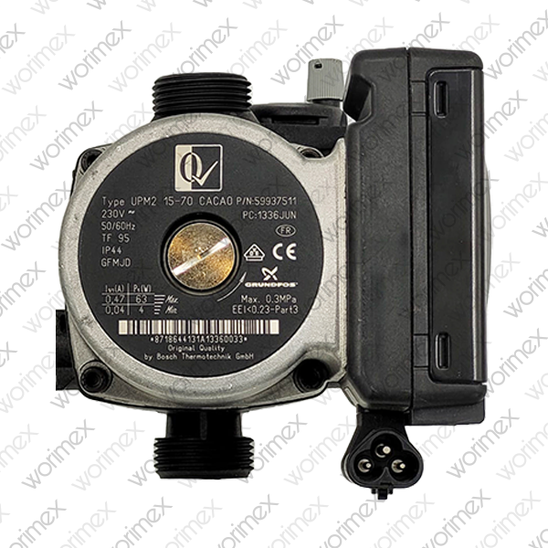 Worimex Spareparts Pump Grundfos 15-70 UPM2 Bosch