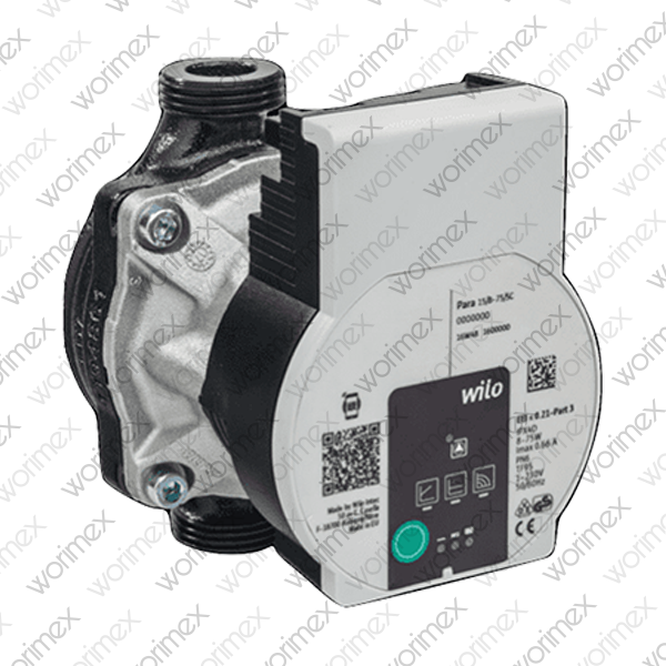 Worimex Spareparts Pump Wilo 25-130-8-75-SC-12 Para KSL