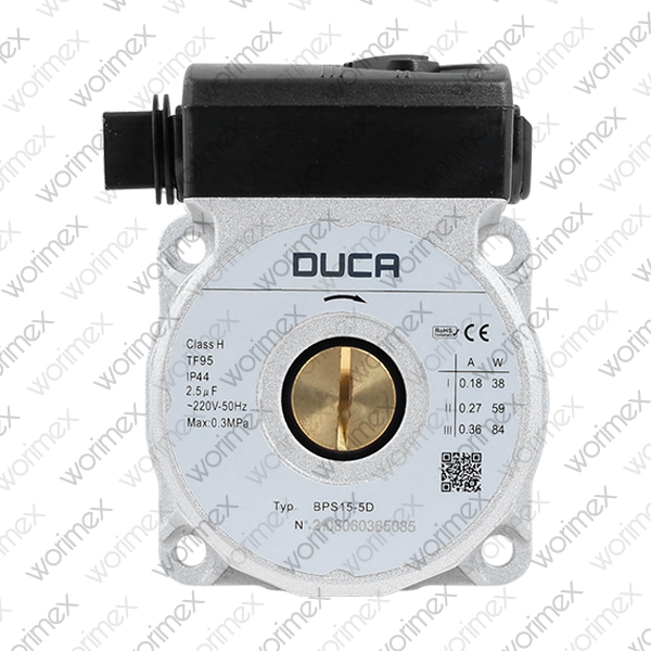 Worimex Spareparts Pump Duca GX 15-65 Universal Grundfos Model 105W