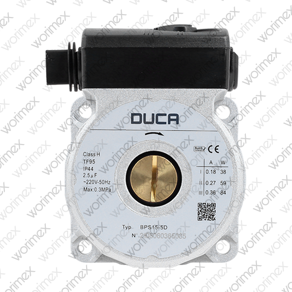 Worimex Spareparts Pump Duca WX 15-50 Universal Wilo Model 84W - 2