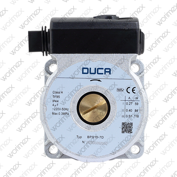 Worimex Spareparts Pump Duca WX 15-70 Universal Wilo Model 118W - 2