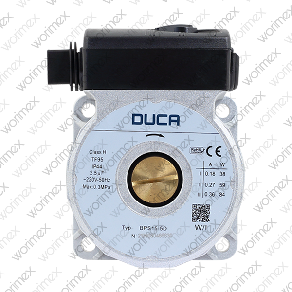 Worimex Spareparts Pump Duca WXW 15-50 Wide Impeller 84W, Saunier Duval 0020037112 - 2