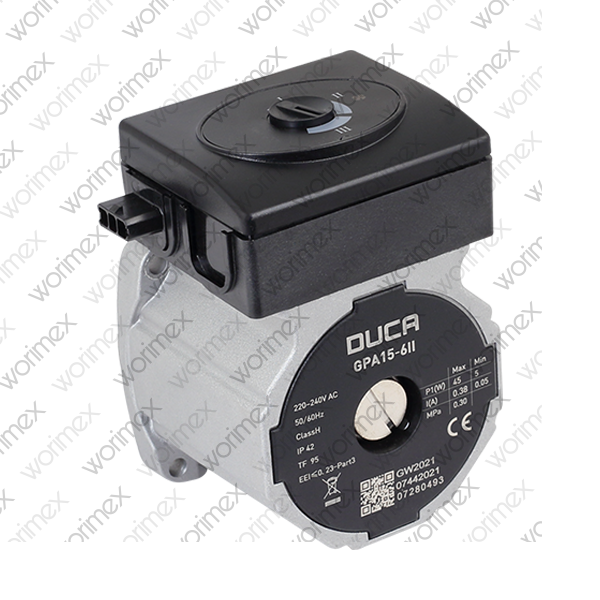 Worimex Spareparts Pump Duca ERP GPA 15-6 II Motor without PWM