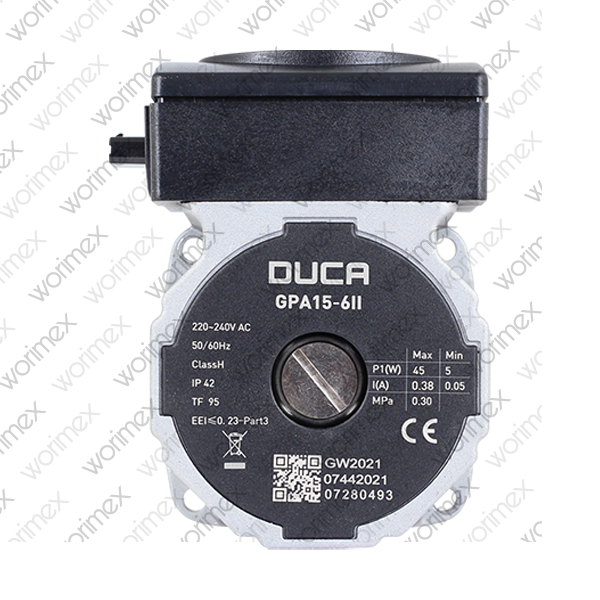 Worimex Spareparts Pump Duca ERP GPA 15-6 II Motor without PWM - 2