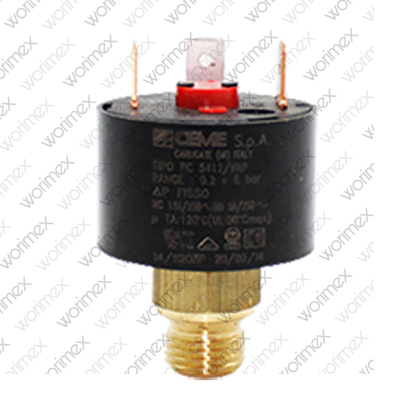 Worimex Spareparts Water Pressure Switch Ceme Triple Connection Brass Protherm 0020027571 ECA 7006901799