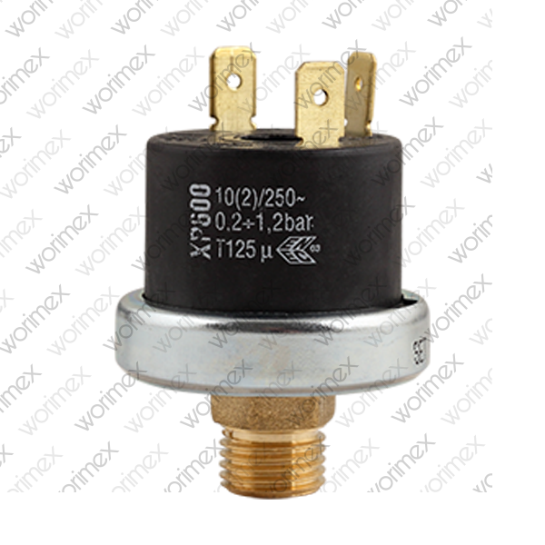 Worimex Spareparts Water Pressure Switch Mater Triple Connection Brass 1/4 Ferroli 39806180, Hermann, Saunier Duval H049003163, Protherm 0020027571, ECA 7006901799, Biasi BI1001122