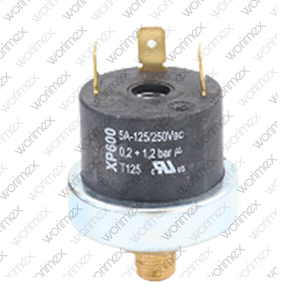 Worimex Spareparts Water Pressure Switch Mater Triple Connection Brass 1/8 Saunier Duval H049005816, Radiant 59015LA, Fondital Nova Florida 6PRESSAC00