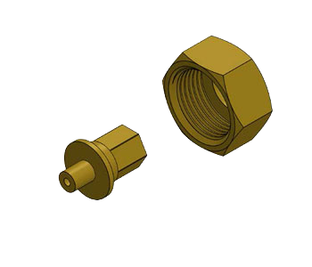 Worimex Spareparts Manometer Connection FAMALE2 M14
