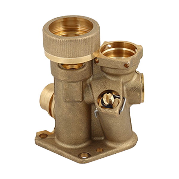 Worimex Spareparts 3 Way Valve Body Vaillant Turbotec Brass Short 178978