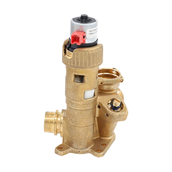 Worimex Spareparts 3 Way Valve Body With Motor Brass Vaillant Turbotec 0020132682, 0020132683