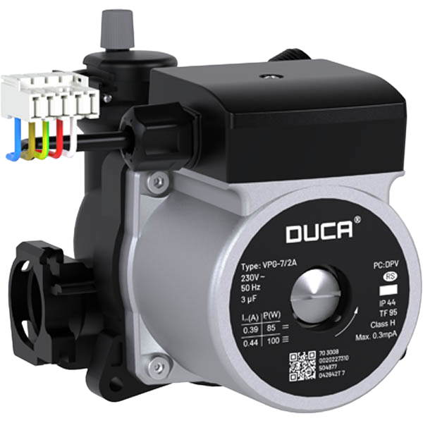 Worimex Spareparts Pump DUCA VPG-7/2A 15-70 5 Cable with Plastic Bod