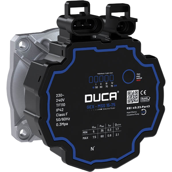 Worimex Spareparts Pump Duca GEX 15-75 MSS Connection Vaillant 0020231142, Baxi 0020213118, Ideal 7220533, 177925