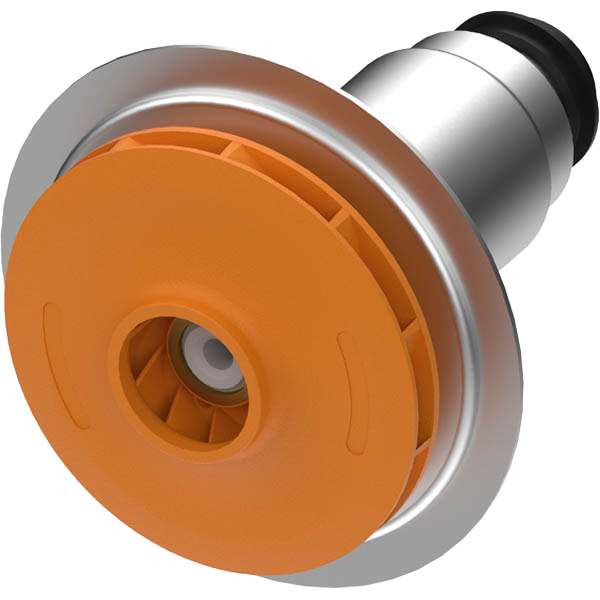 Worimex Spareparts Pump Rotor Duca Wilo Reverse Rotation 15-5 Orange
