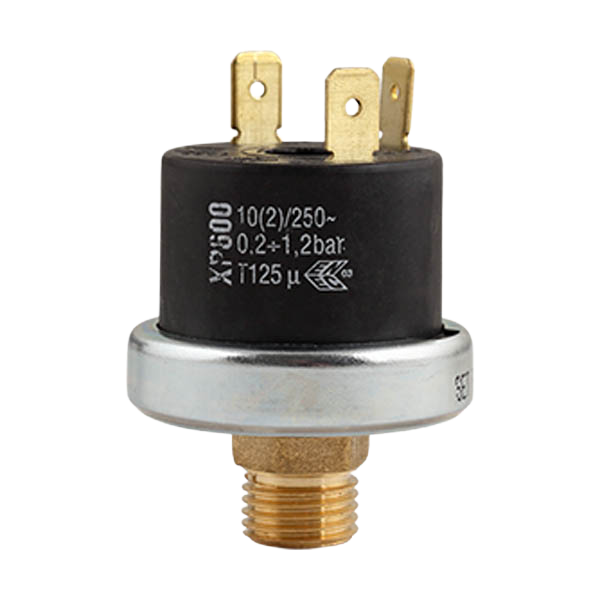 Worimex Spareparts Water Pressure Switch Mater Triple Connection Brass 1/4 Ferroli 39806180, Hermann, Saunier Duval H049003163, Protherm 0020027571, ECA 7006901799, Biasi BI1001122