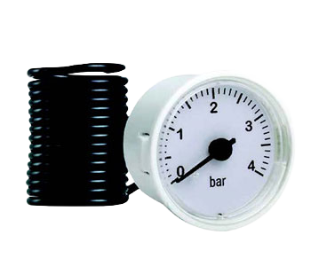 Worimex Spareparts Thermo-Manometer 40 Dia, Main Connection, White
