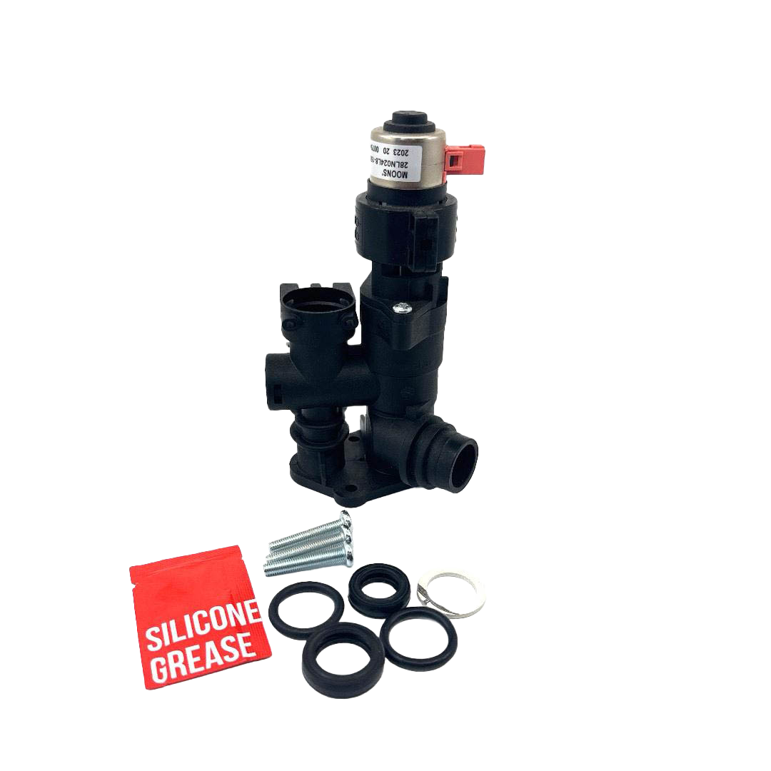 Worimex Spareparts 3 Way Valve Body Wolab Turbotec Plastic With Motor (Wolab Design) 0020020015