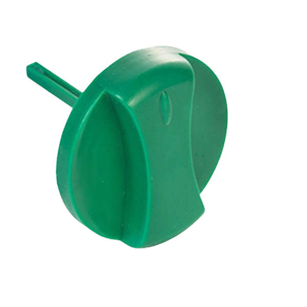 Worimex Spareparts Connection Part Knob On/Off Vaillant Big Green