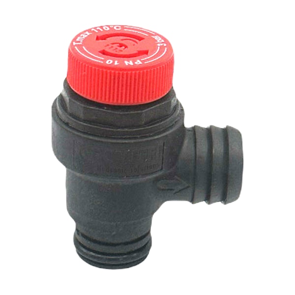 Worimex Spareparts Safety Valve Caleffi Plastic Immergas 1.026579, 255000011, BI1561118