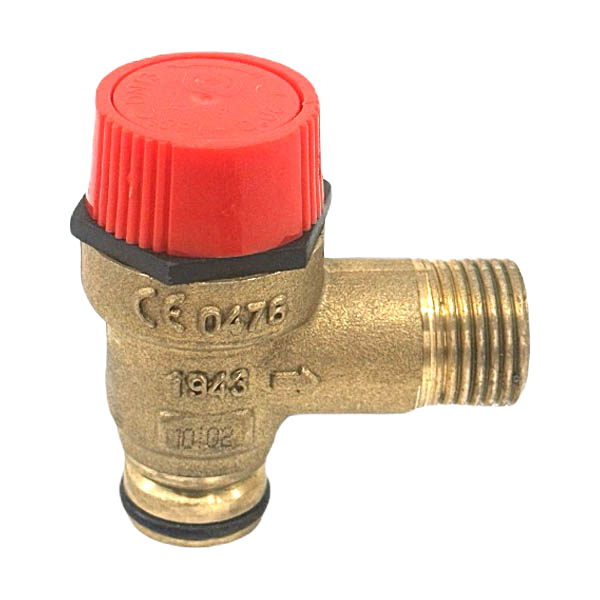 Worimex Spareparts Safety Valve Novasfer Long Threaded V Channel Baymak, Baxi 720787801, 7223193