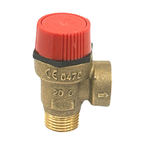 Worimex Spareparts Safety Valve Novasfer External Thread 1/2 Baymak, Baxi 9950600, 5619620
