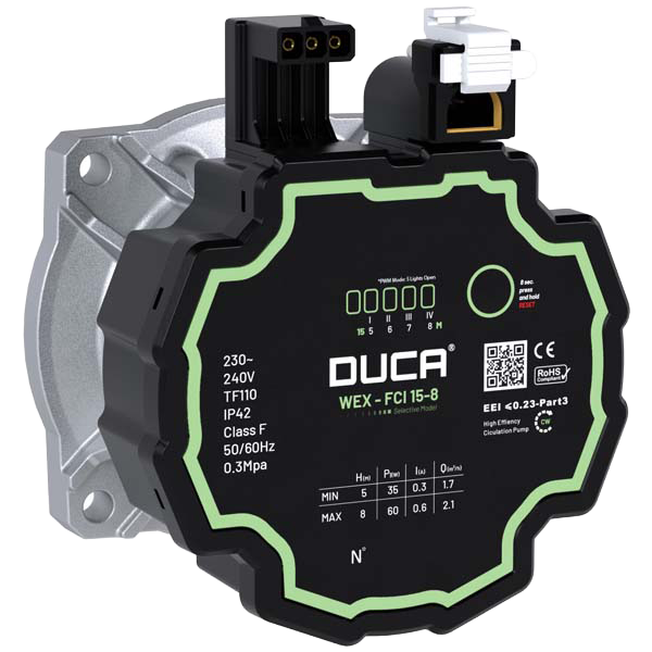 Worimex Spareparts Pump Duca WEX 15-8 FCI Connection Worcester 8735300759