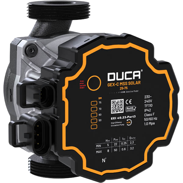 Worimex Spareparts Pump Duca GEX-S Master Solar 25-80-130 Cast Iron
