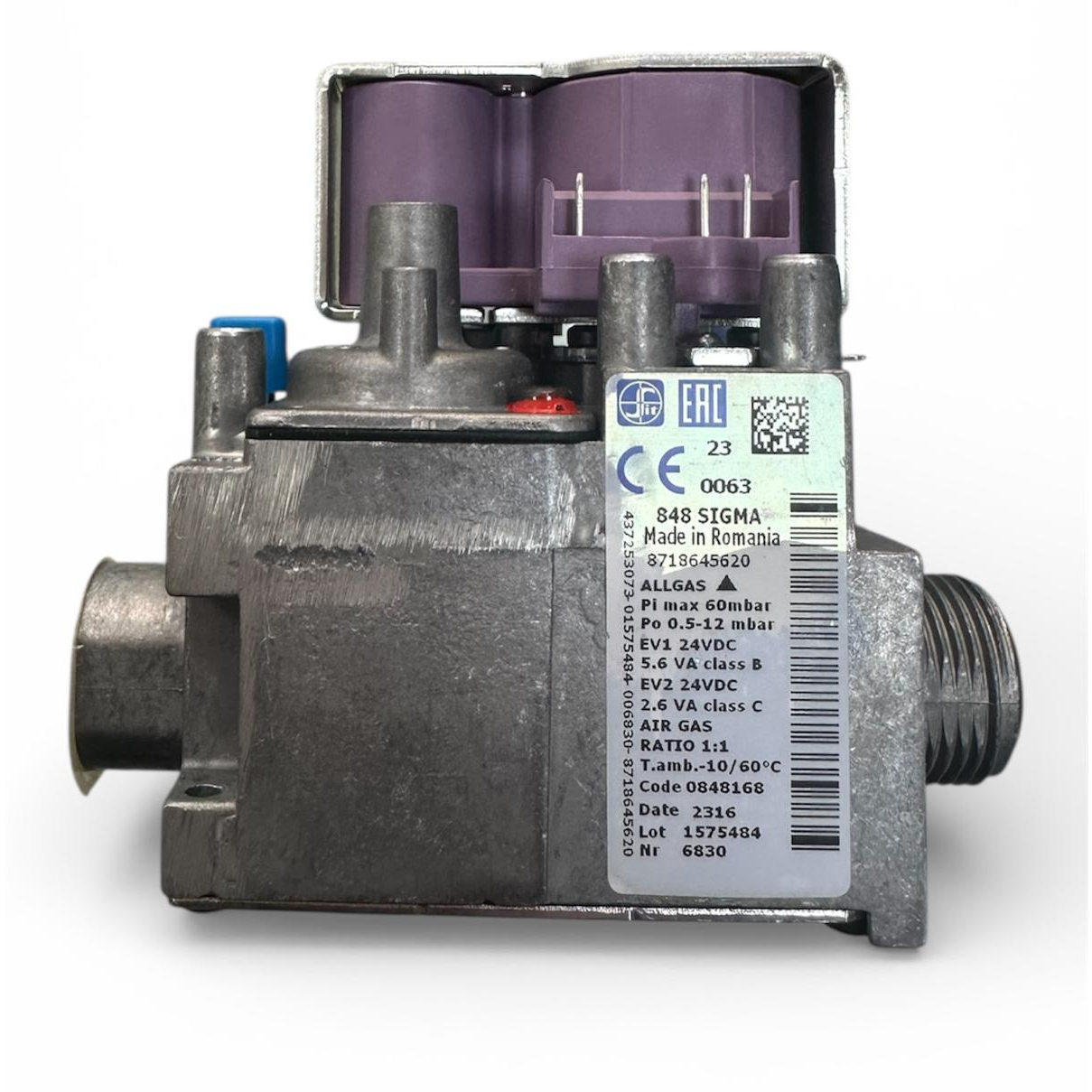 Worimex Spareparts Gas Valve Sit 848 Sigma Bosch, Buderus 87186456200